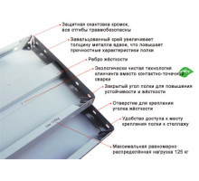 Полка СТФ 1000x300